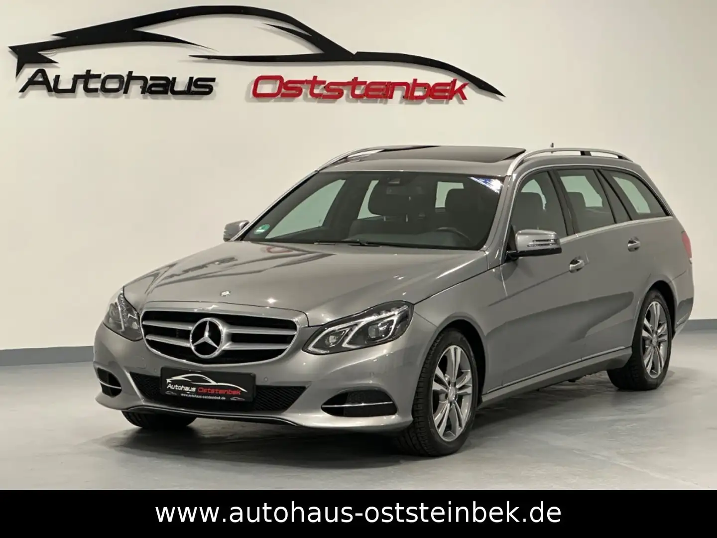 Mercedes-Benz E 220 T CDI BLUEEFFICIENCY/7G-TRONIC/LED/SHZ/AHK Silber - 1