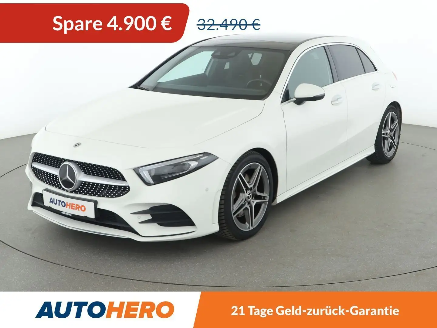 Mercedes-Benz A 220 A 220 d AMG Line Aut.*MULTIBEAM*360CAM*ACC*NAVI* Weiß - 1