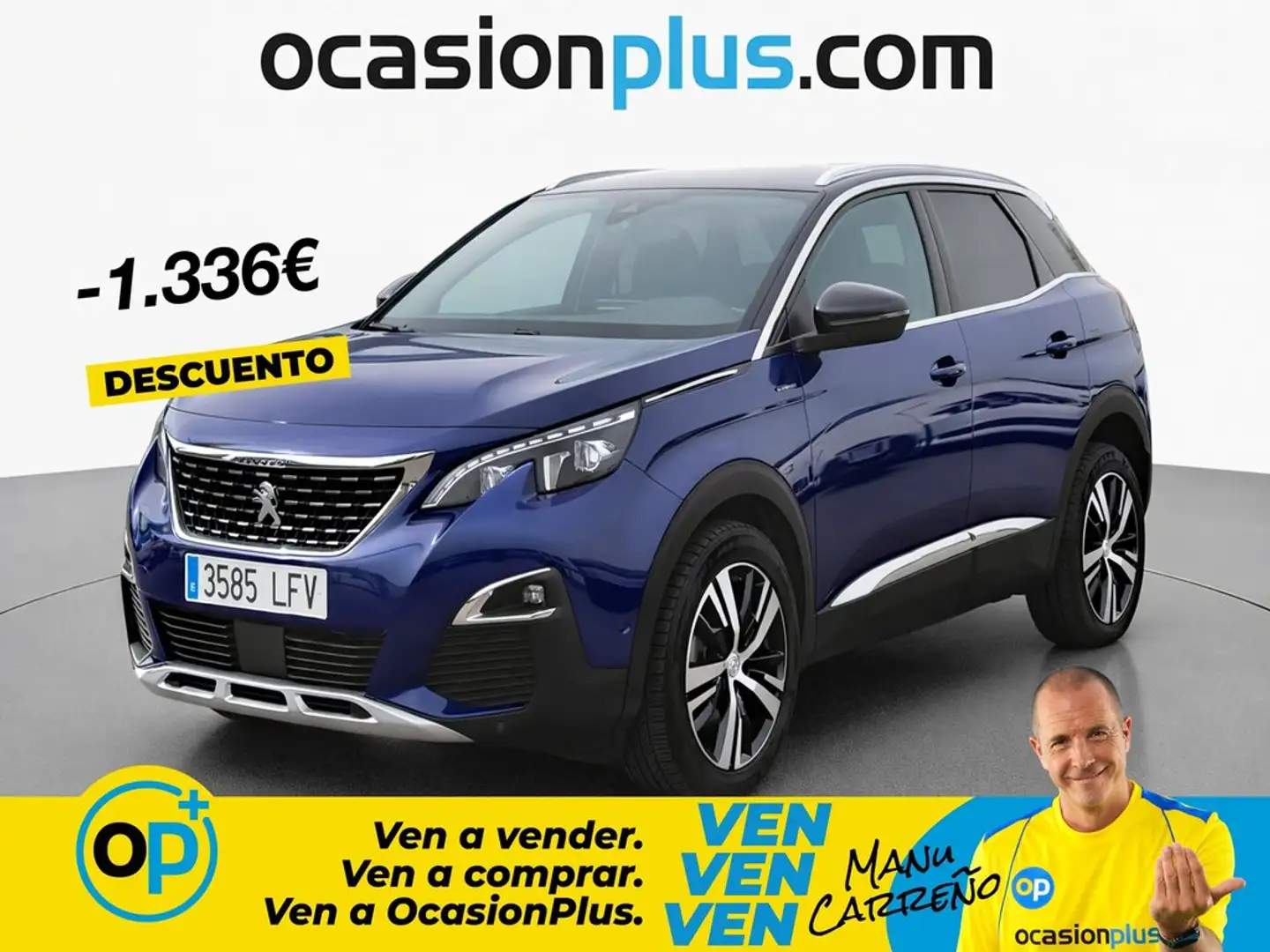Peugeot 3008 1.2 S&S PureTech GT Line 130 Azul - 1