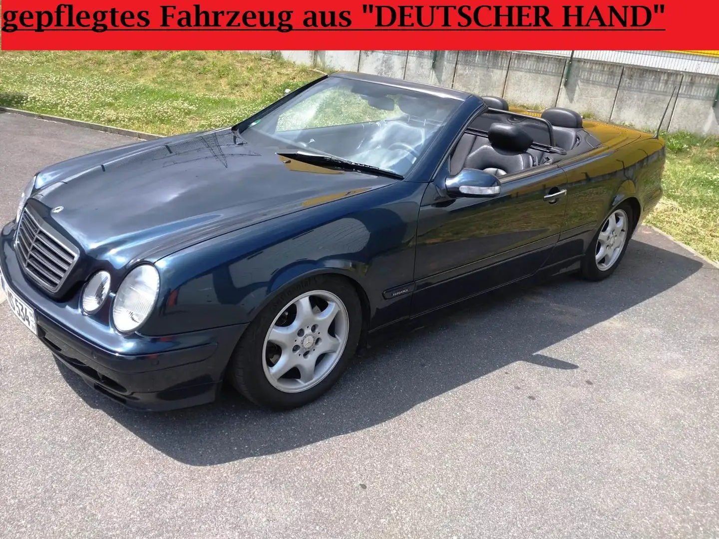 Mercedes-Benz CLK 230 CLK-Klasse Cabrio Kompressor Elegance Noir - 1