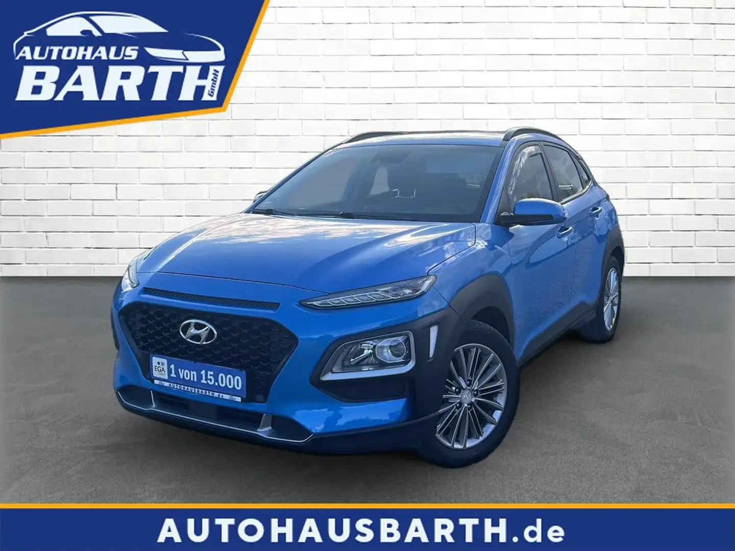 Hyundai KONA Kona 1.0 T-GDI 2WD *Navi*SHZ*RFK*AHZV* Bleu - 1