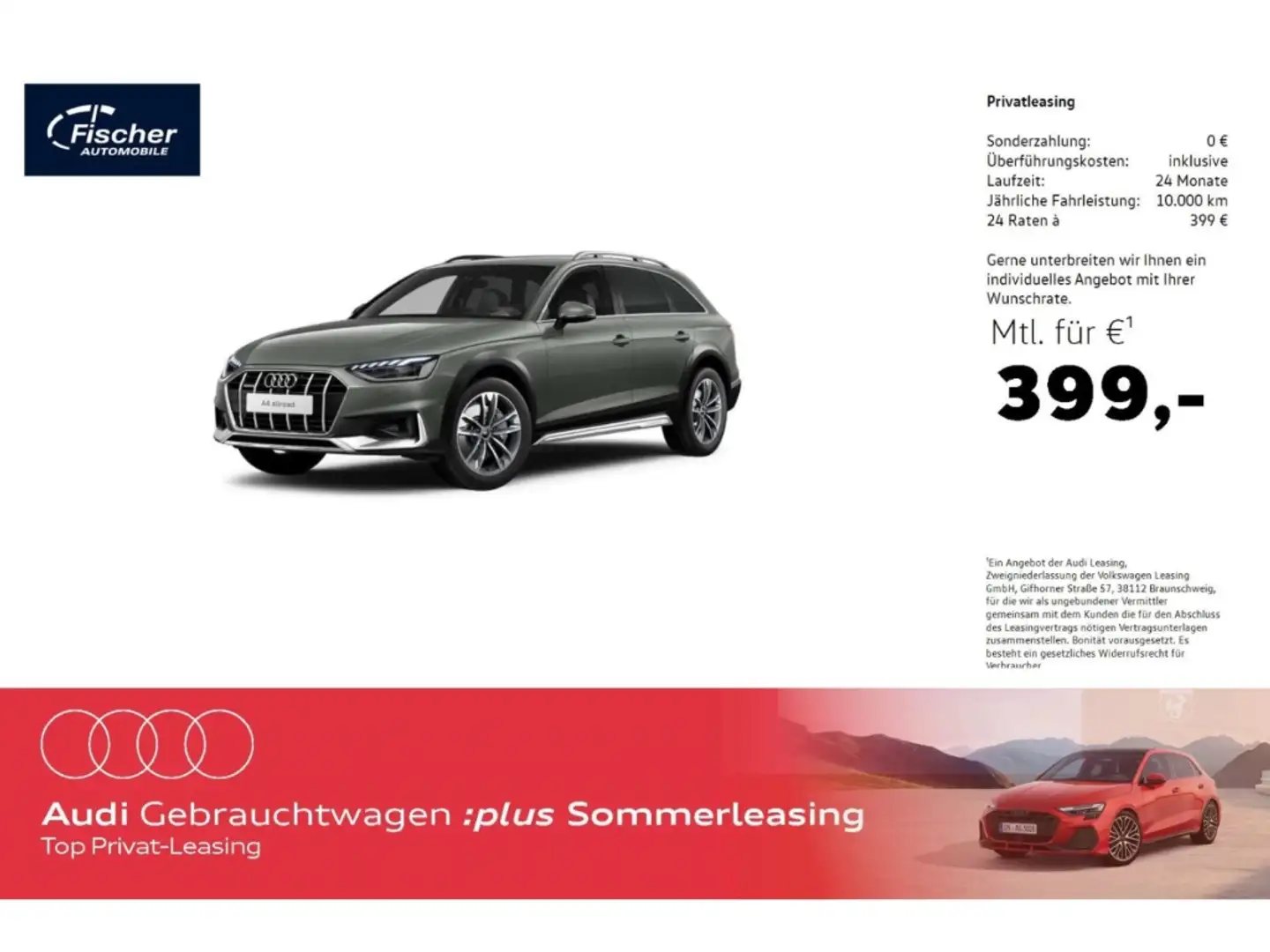 Audi A4 allroad 45 TFSI quattro Grau - 1