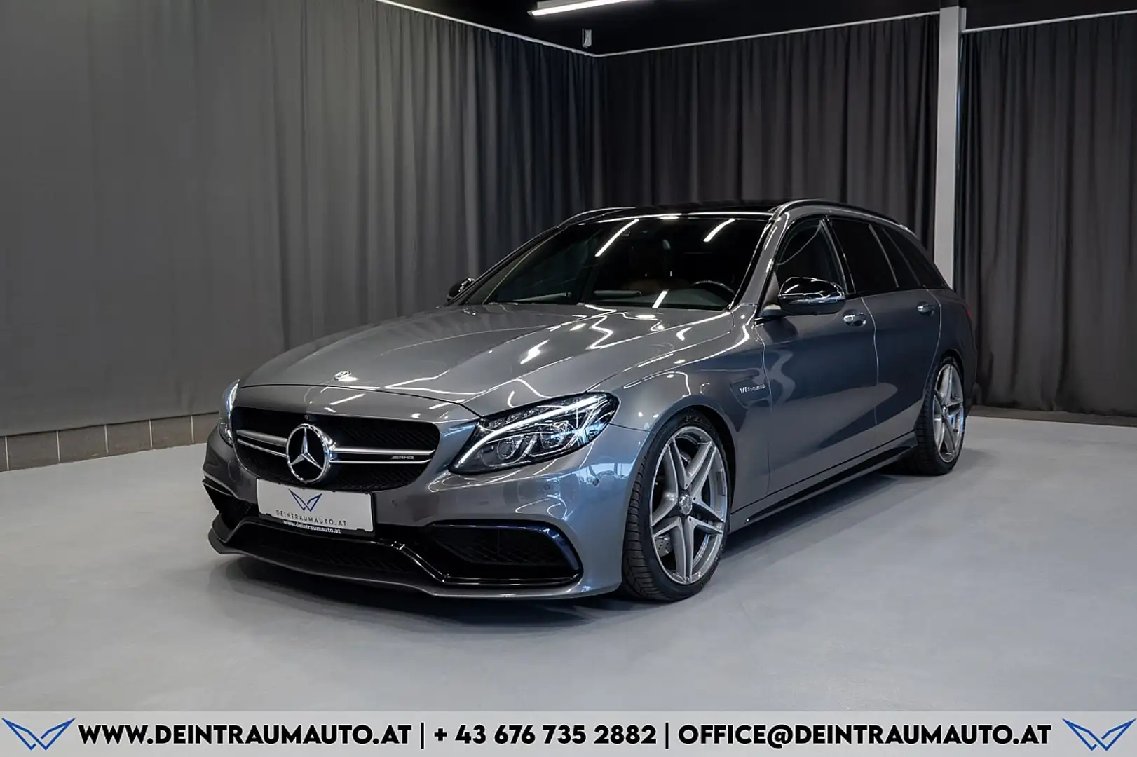 Mercedes-Benz C 63 AMG *BURMESTER*PANO*PERF-AGA*DESIGNO* Gris - 1