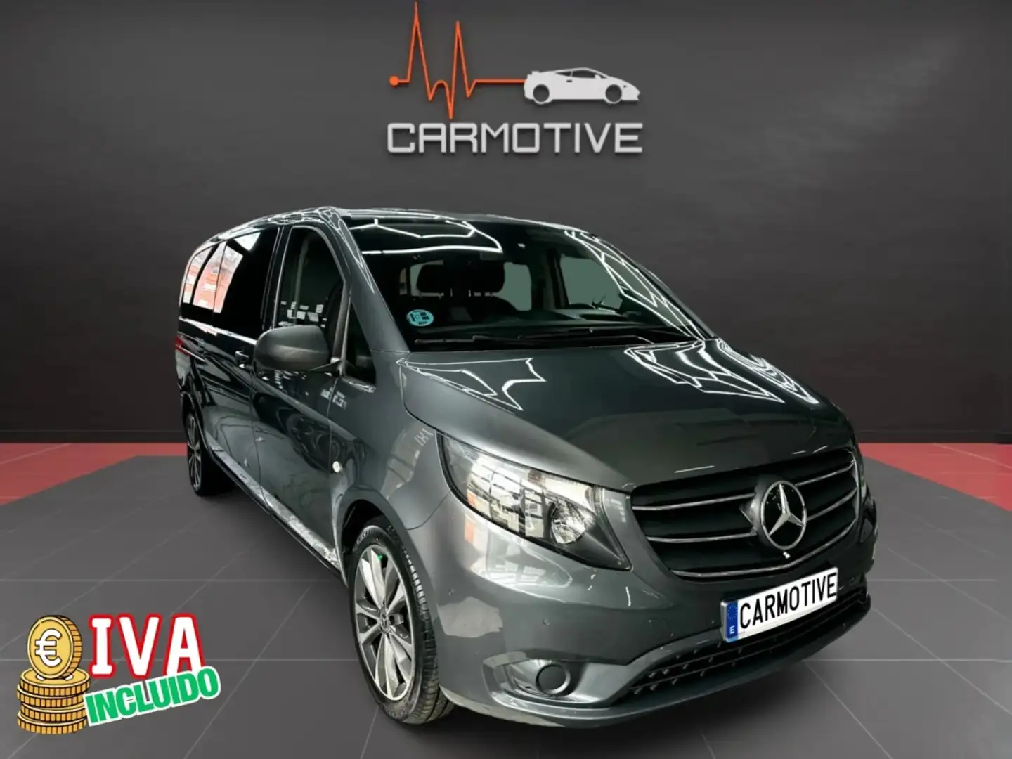 Mercedes-Benz Vito Tourer 124 CDI Select Larga 9G-Tronic Grijs - 1