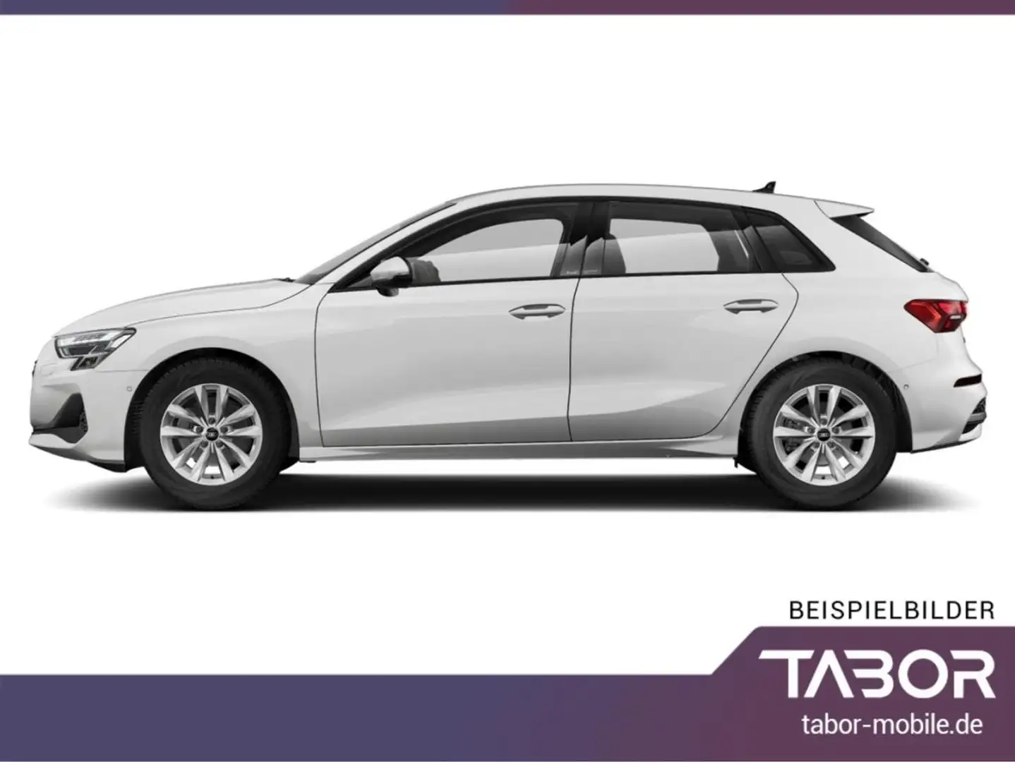 Audi A3 Sportback TFSI 116 S tronic Nav ACC KlimaP Weiß - 2