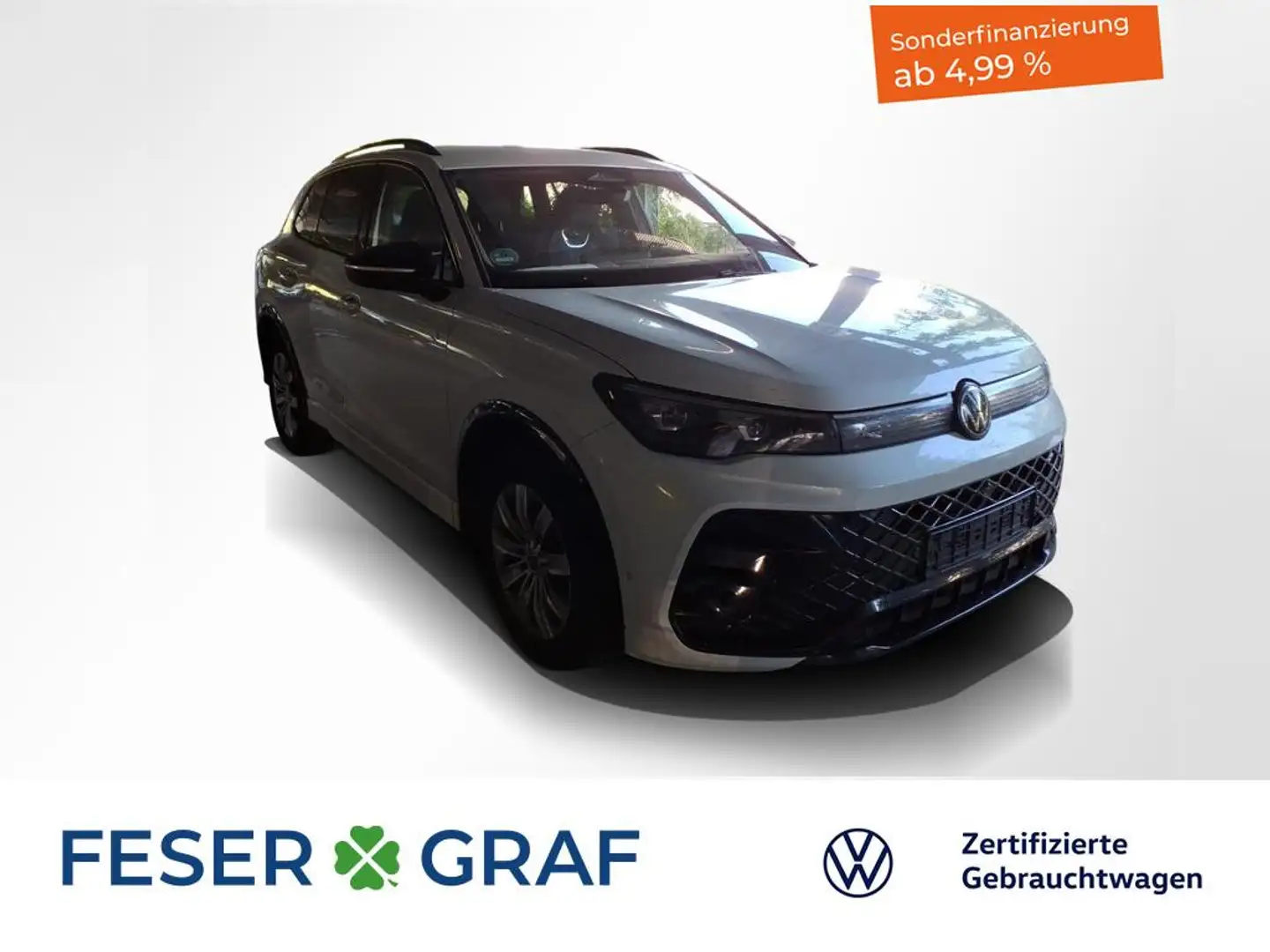 Volkswagen Tiguan TDI R-Line BlackStyle Matrix-LED IQ.DRIVE Weiß - 1