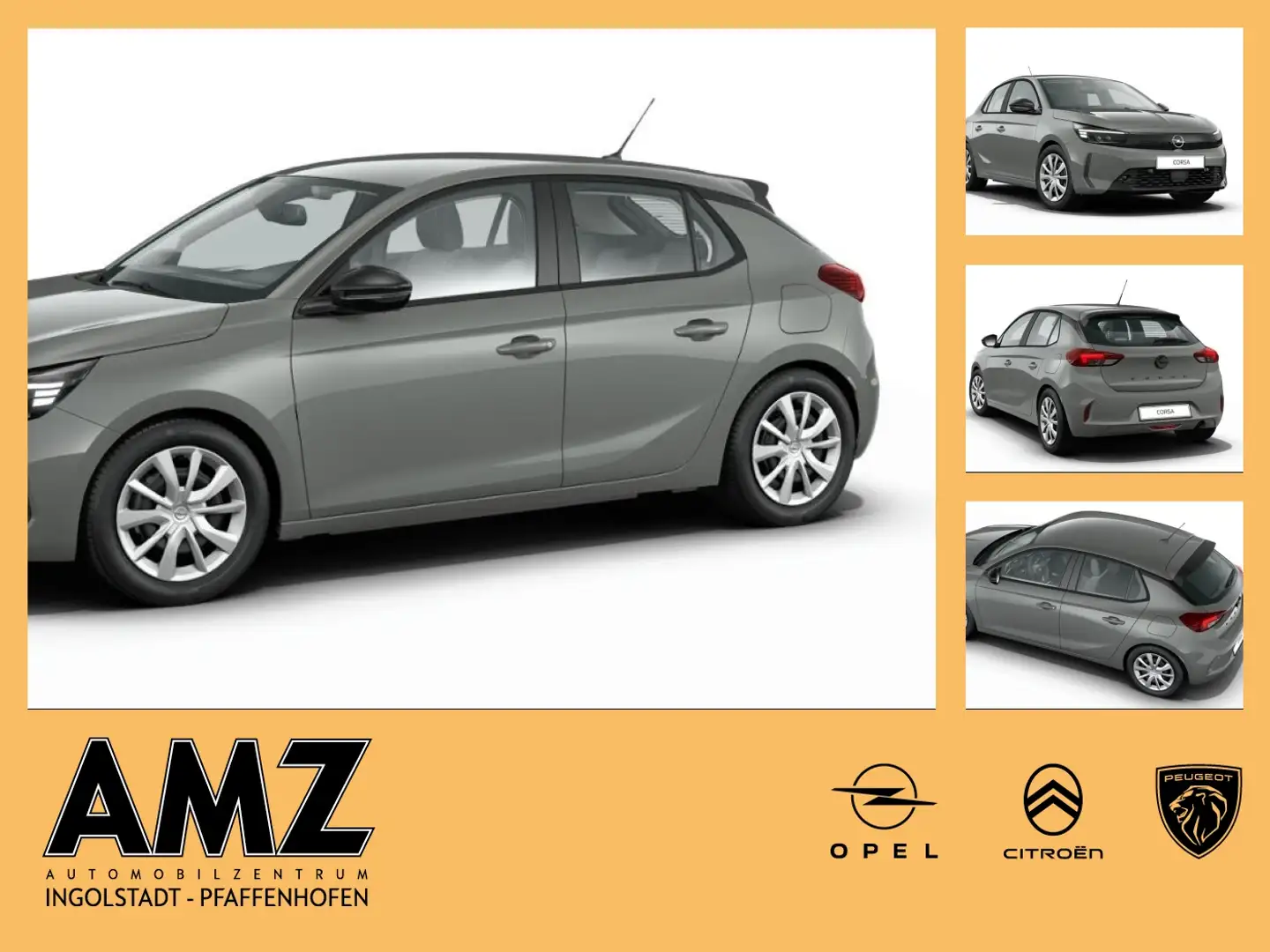 Opel Corsa Edition 100 PS Komfort-P PDC Spurh. Grigio - 1