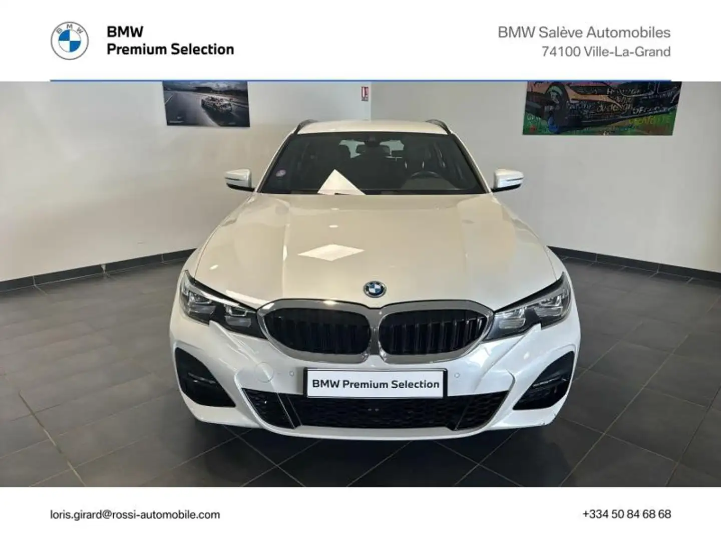 BMW 330 330eA xDrive 292ch M Sport Blanc - 2
