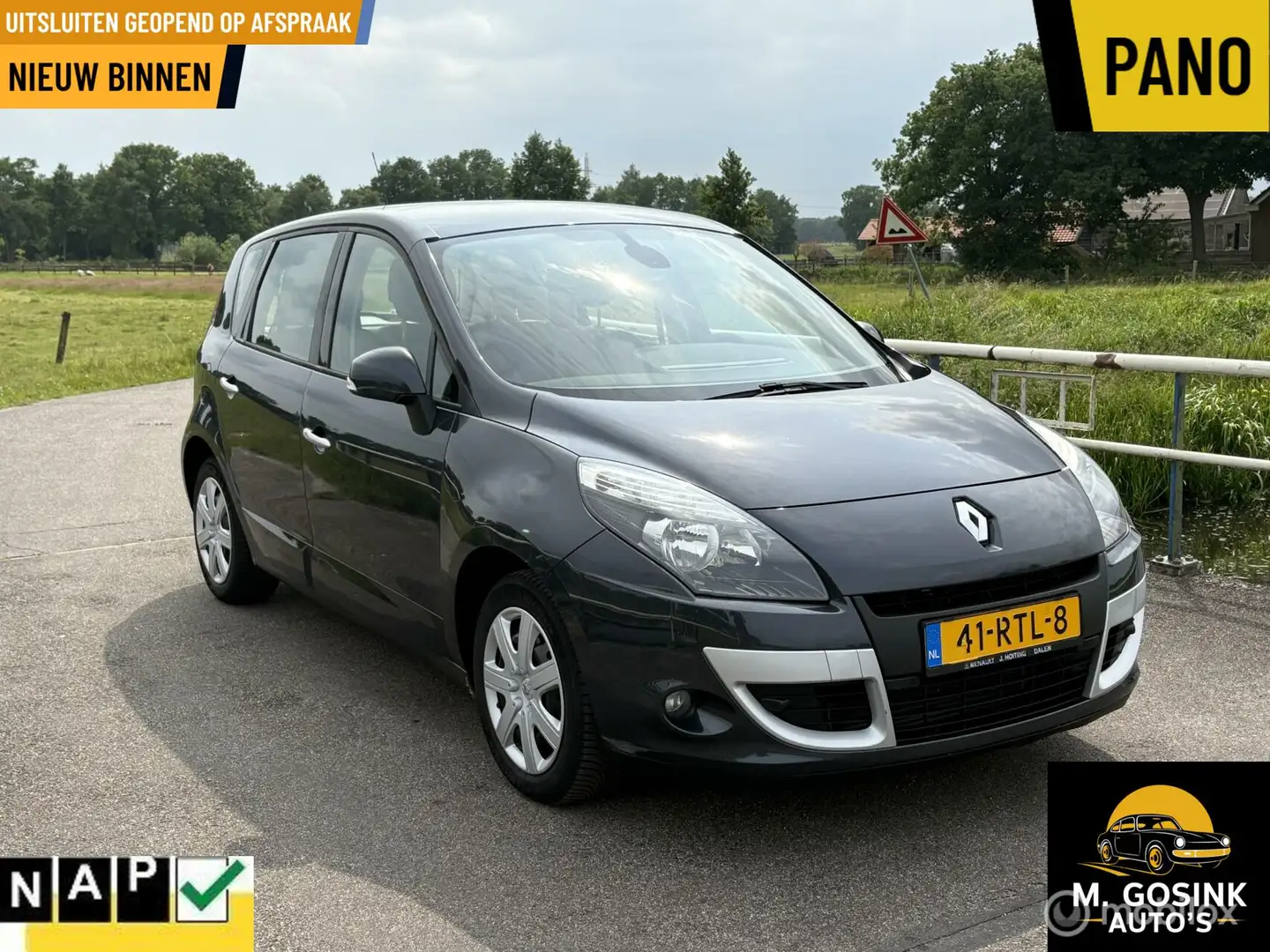Renault Scenic 1.6 dCi Dynamique Trekhaak 187D KM NAP Grijs - 1