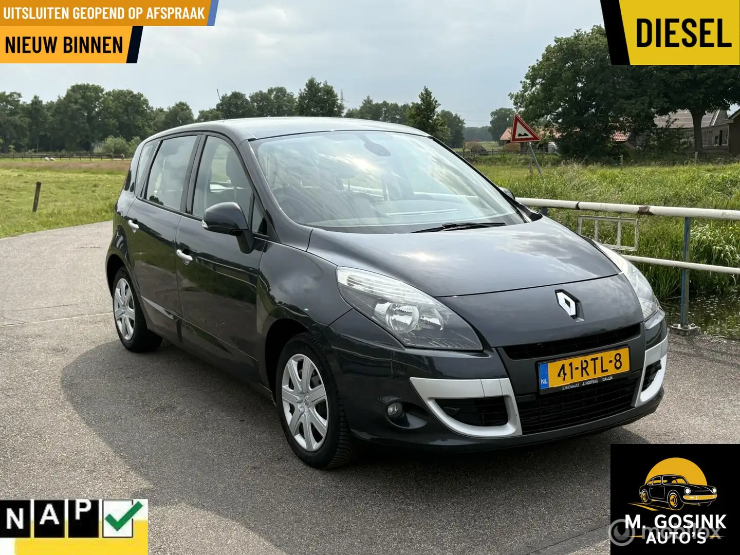 Renault Scenic 1.6 dCi Dynamique Trekhaak 187D KM NAP Grigio - 1