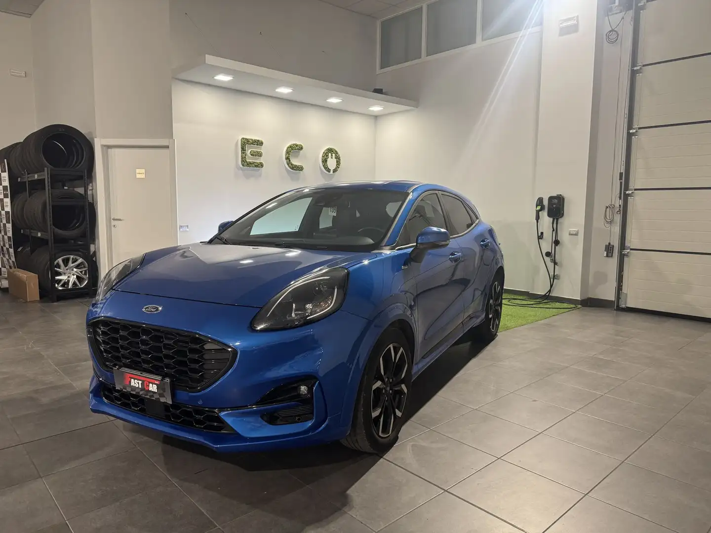 Ford Puma Puma 1.0 EcoBoost Hybrid 125 CV S&S ST-Line X Blau - 1