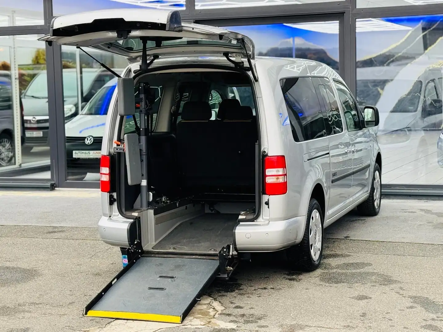 Volkswagen Caddy Maxi-Jako-Behindertengerecht-Rampe Argent - 1
