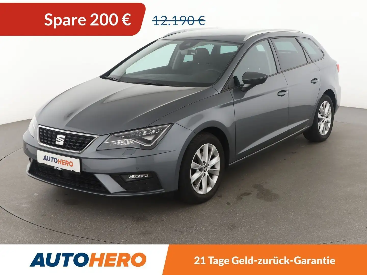 SEAT Leon 1.4 TGI Style Aut.*LED*ACC*NAVI*PDC*SHZ*KLIMA* Grau - 1