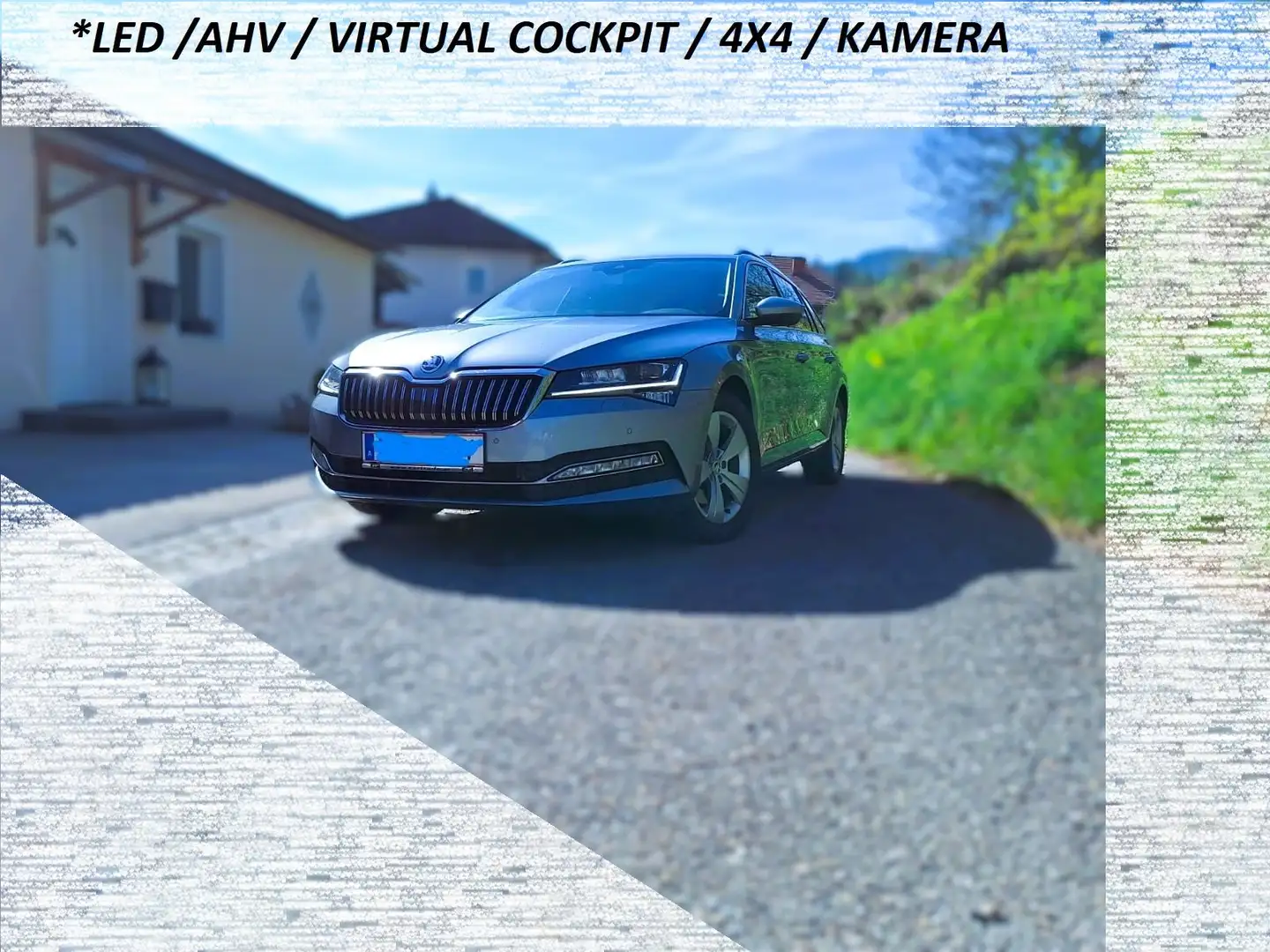 Skoda Superb Superb Kombi 2,0 TDI 4x4 Style DSG Silber - 1