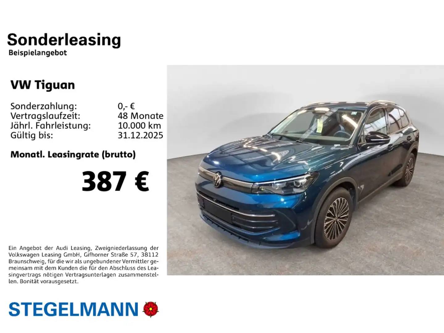 Volkswagen Tiguan 2.0 TDI DSG Goal *AHK*Kamera*Navi*LED* Blau - 2