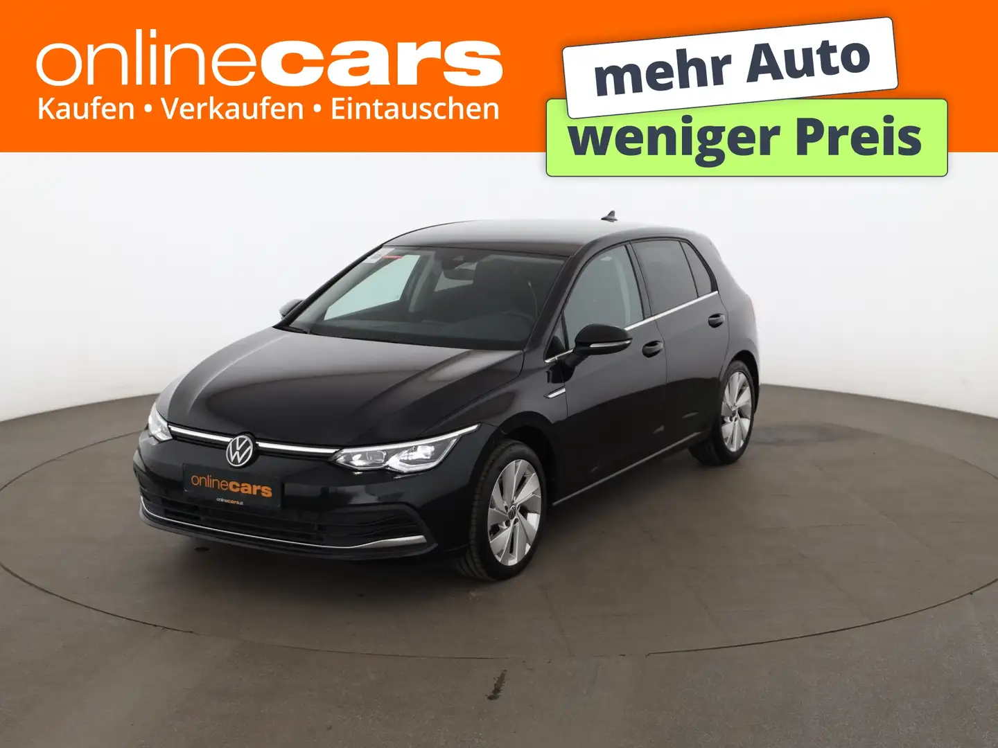Volkswagen Golf VIII 2.0 TDI Style Aut LED RADAR NAVI R-CAM Schwarz - 1