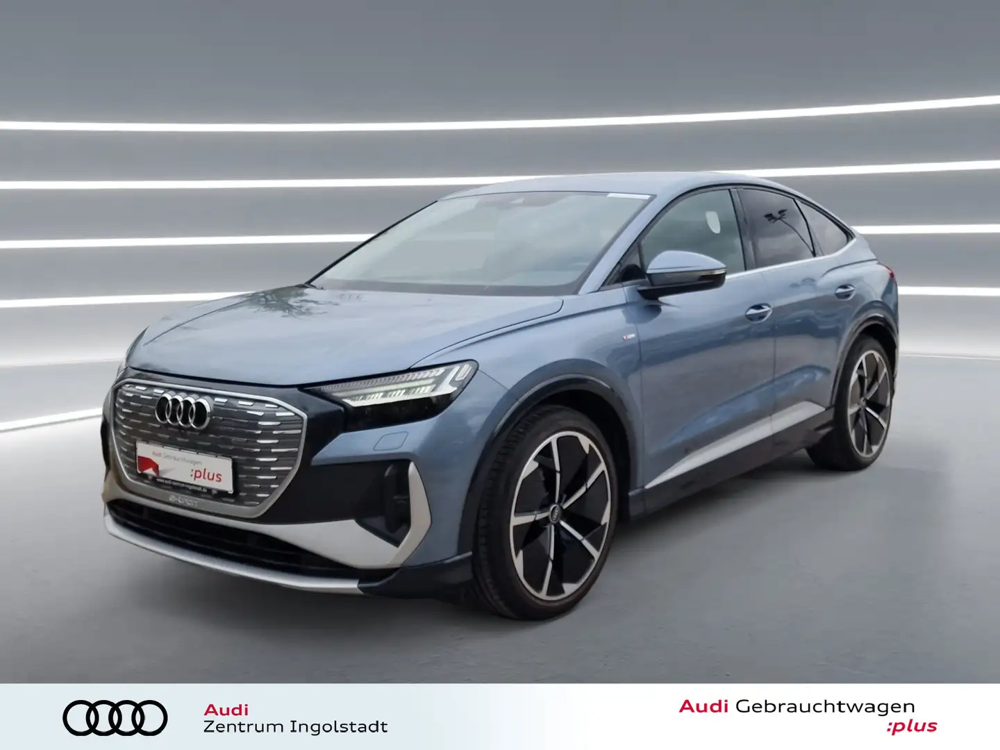 Audi Q4 e-tron Q4 Sportback e-tron 35 MATRIX 2x S line 21" GRA Blau - 2