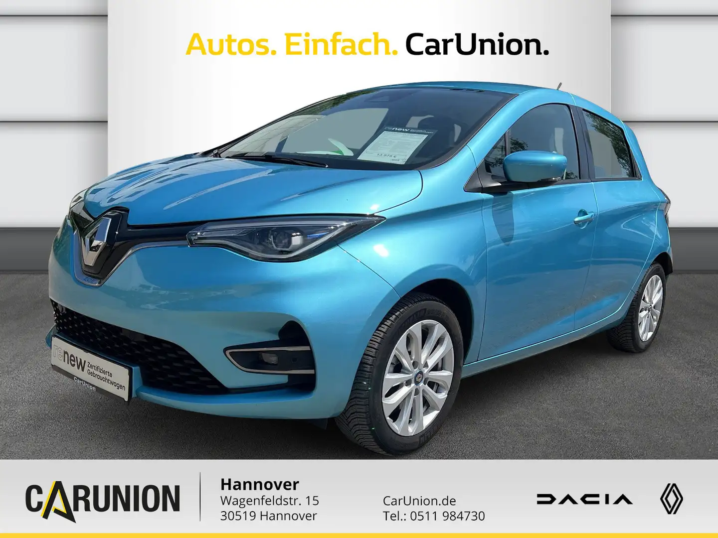 Renault ZOE E-Tech 100% el. EXPERIENCE Batteriekauf R110 Z.E . Blue - 1