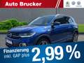 Volkswagen T-Cross R-Line 1.0 TSI LED+Navi+SHZ+2-Zonen-Klimaautomatik Blau - thumbnail 1