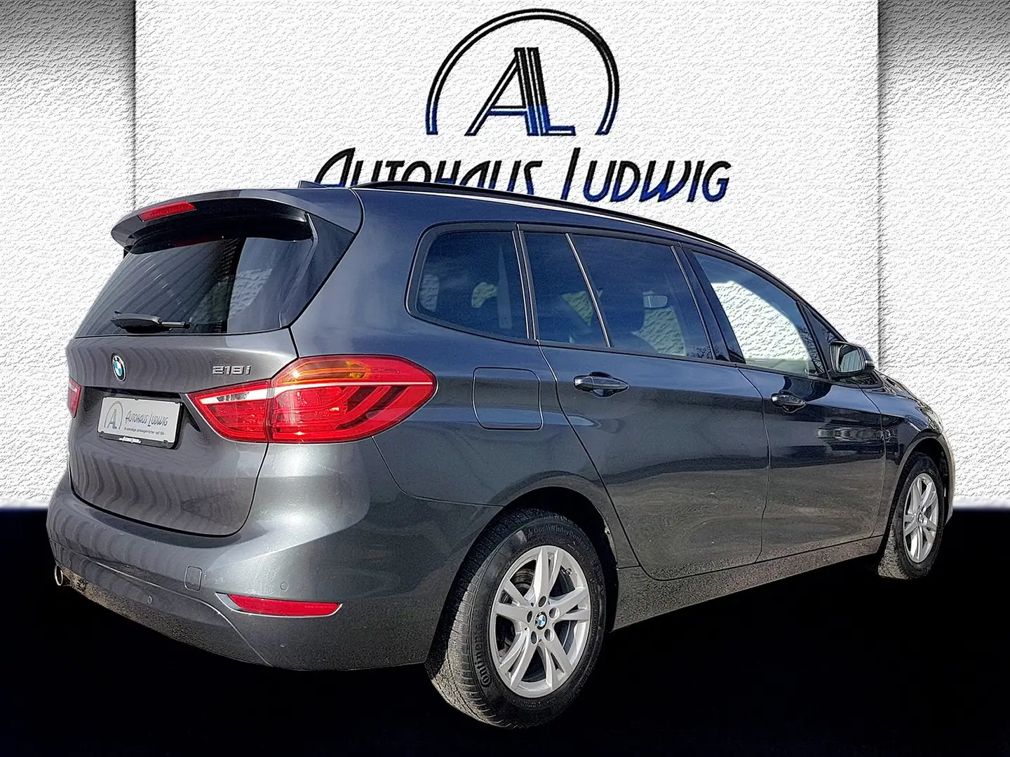 BMW 218 i Gran Tourer 6-Gang* Eu6* Navi*2.Hd.*BMW-SH-gepfl Gris - 2