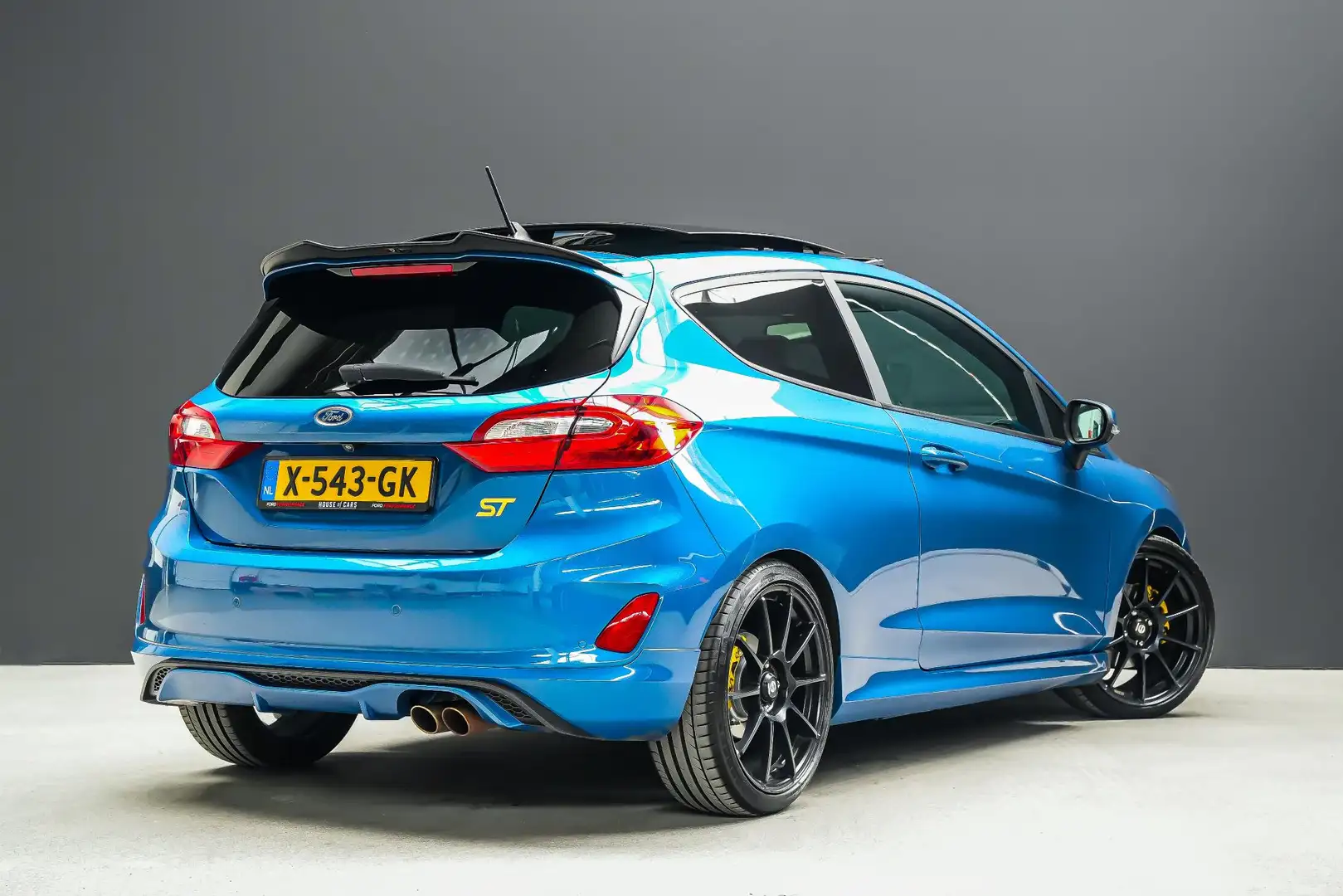 Ford Fiesta ST-3 1.5 245pk PERFORMANCE PACK |stage 1|verlaging Blauw - 2