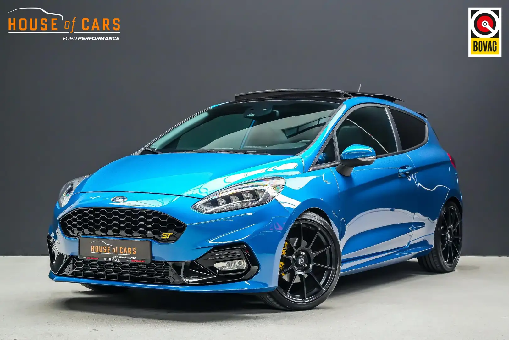 Ford Fiesta ST-3 1.5 245pk PERFORMANCE PACK |stage 1|verlaging Blauw - 1