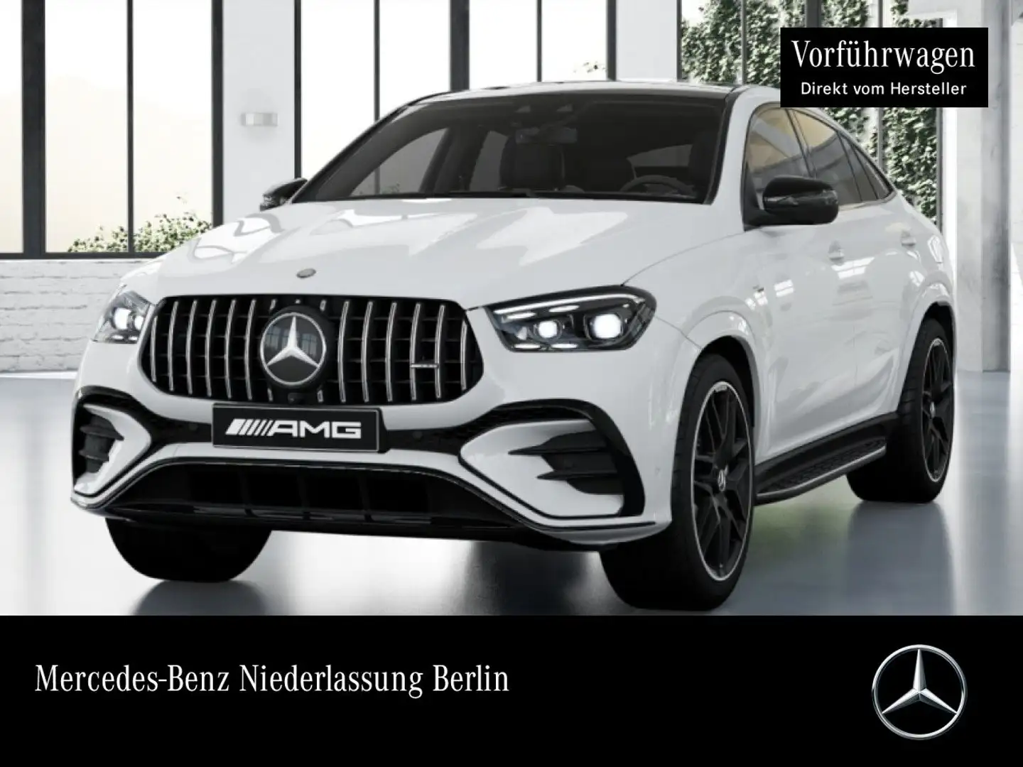 Mercedes-Benz GLE 53 AMG GLE 53 HYBRID Coupé 4M NIGHT+PANO+360+AHK+CARBON Weiß - 1