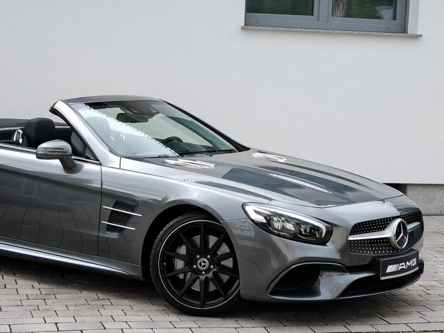 Mercedes-Benz SL 500 TRAUMWAGEN | 1. HAND | BRD | 32 TKM Grau - 1