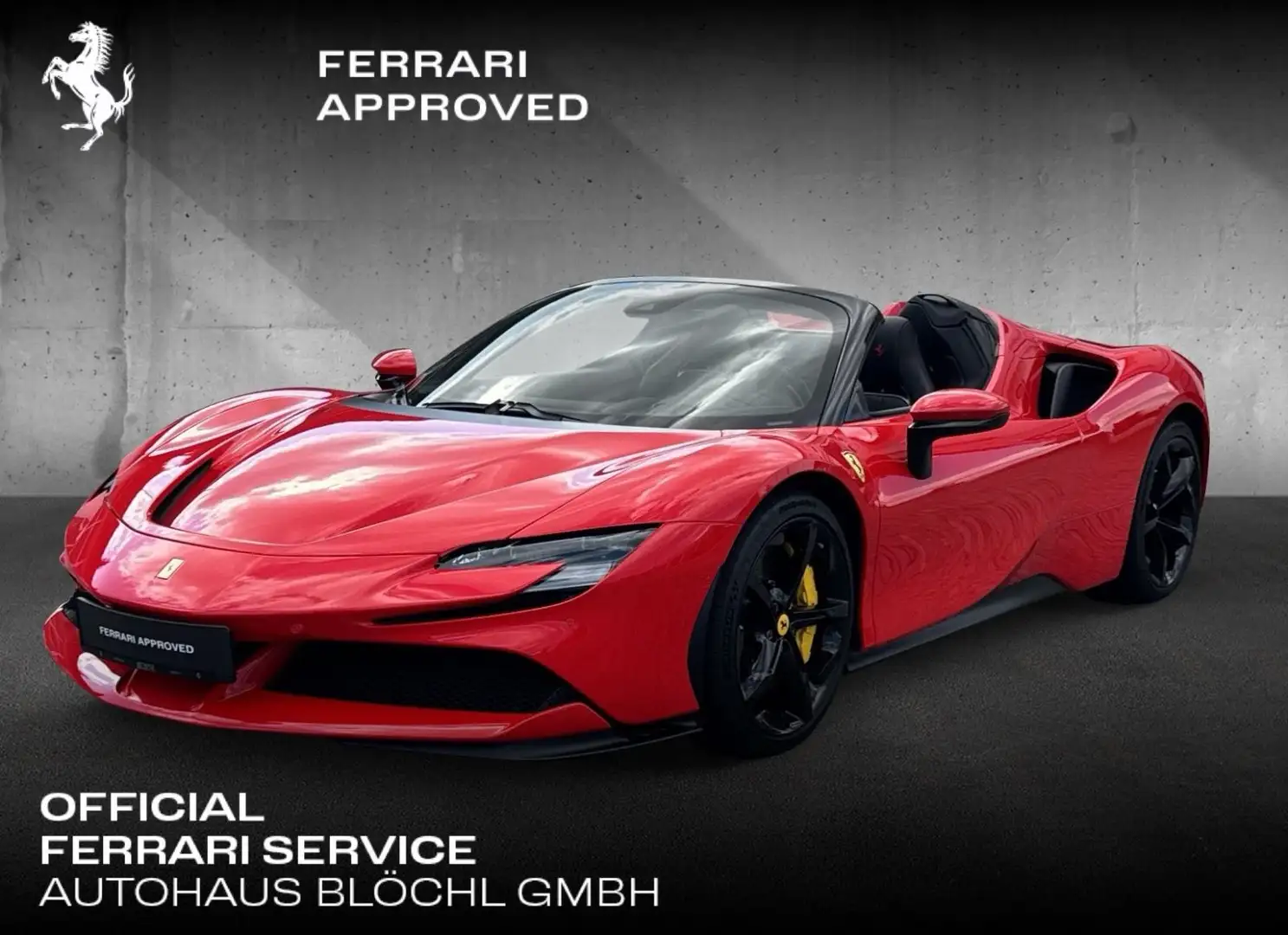 Ferrari SF90 Spider belüftete Sitze*Nackenhzg*Lift*JBL* Rot - 1