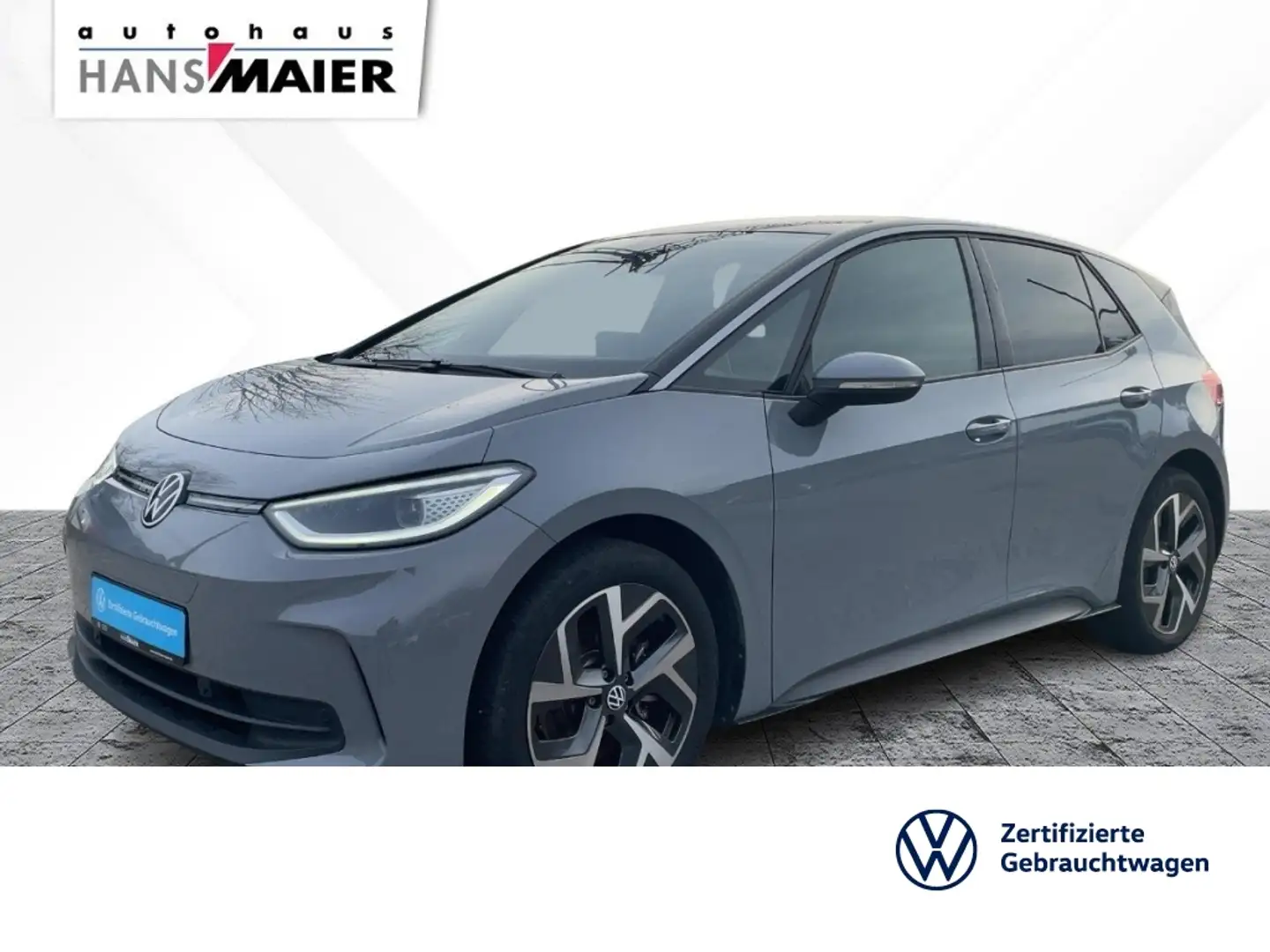 Volkswagen ID.3 Pro Navi Kam ACC LED SH AHK 8fach 91%Akku Grau - 1