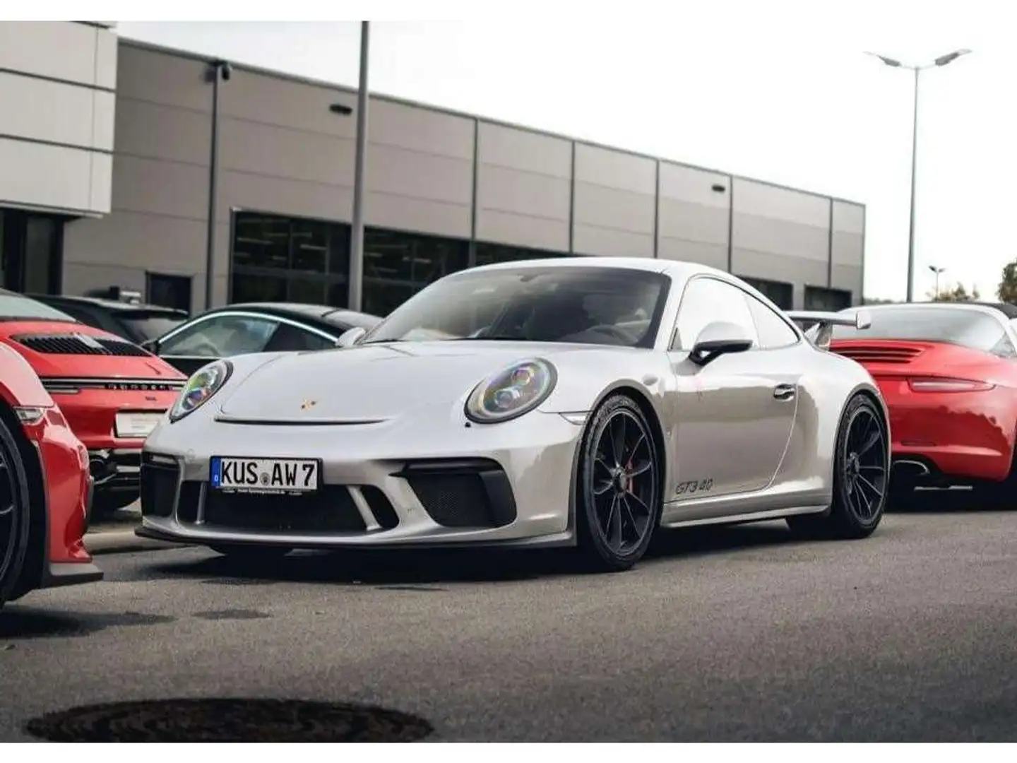 Porsche 911 991.2 GT3 CLUBSPORT PDK Chrono, carbon, PASM, PSE, Zilver - 1
