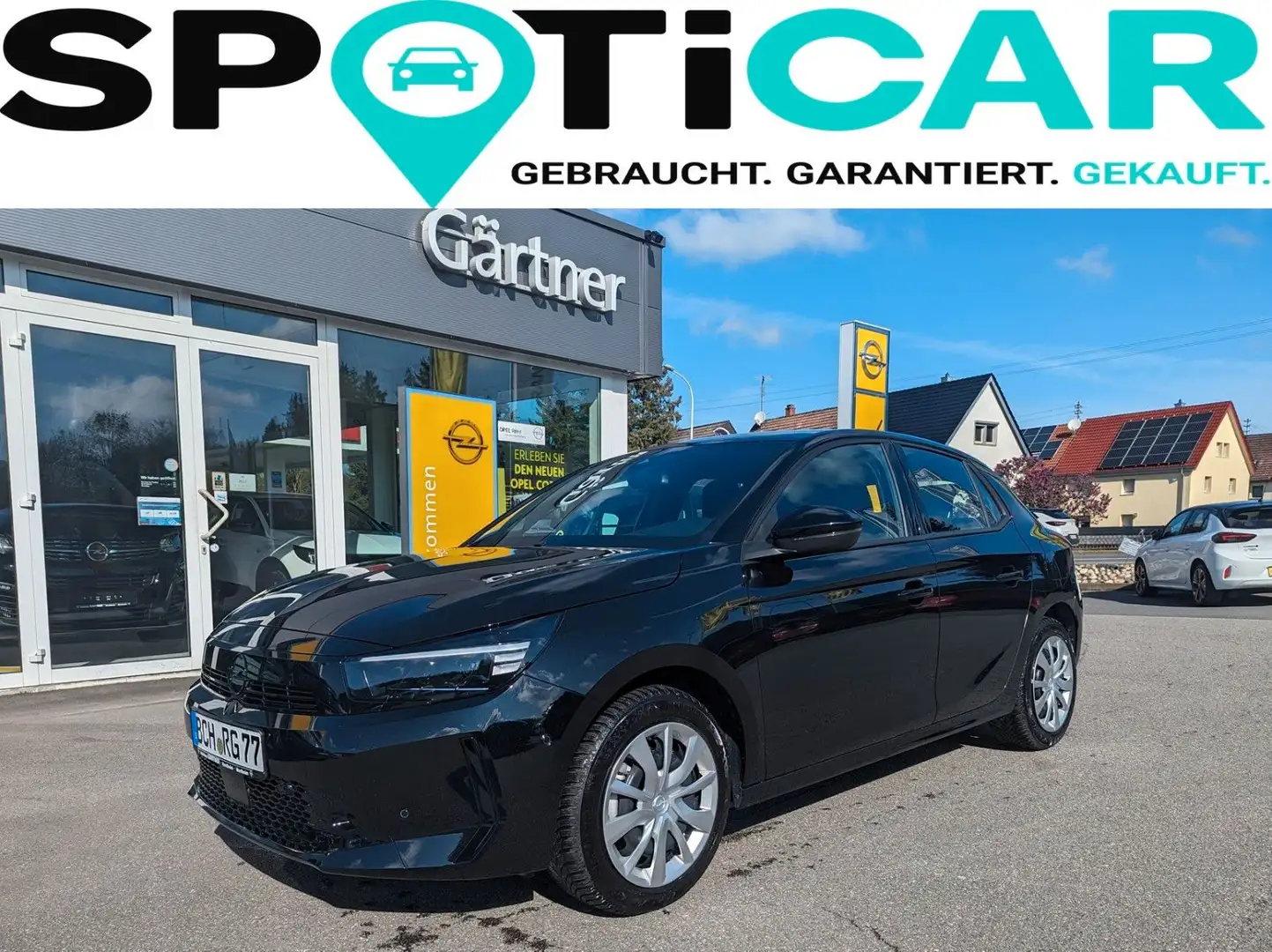 Opel Corsa F GS Line +Kamera+PDC+Sitzheizung Negro - 1