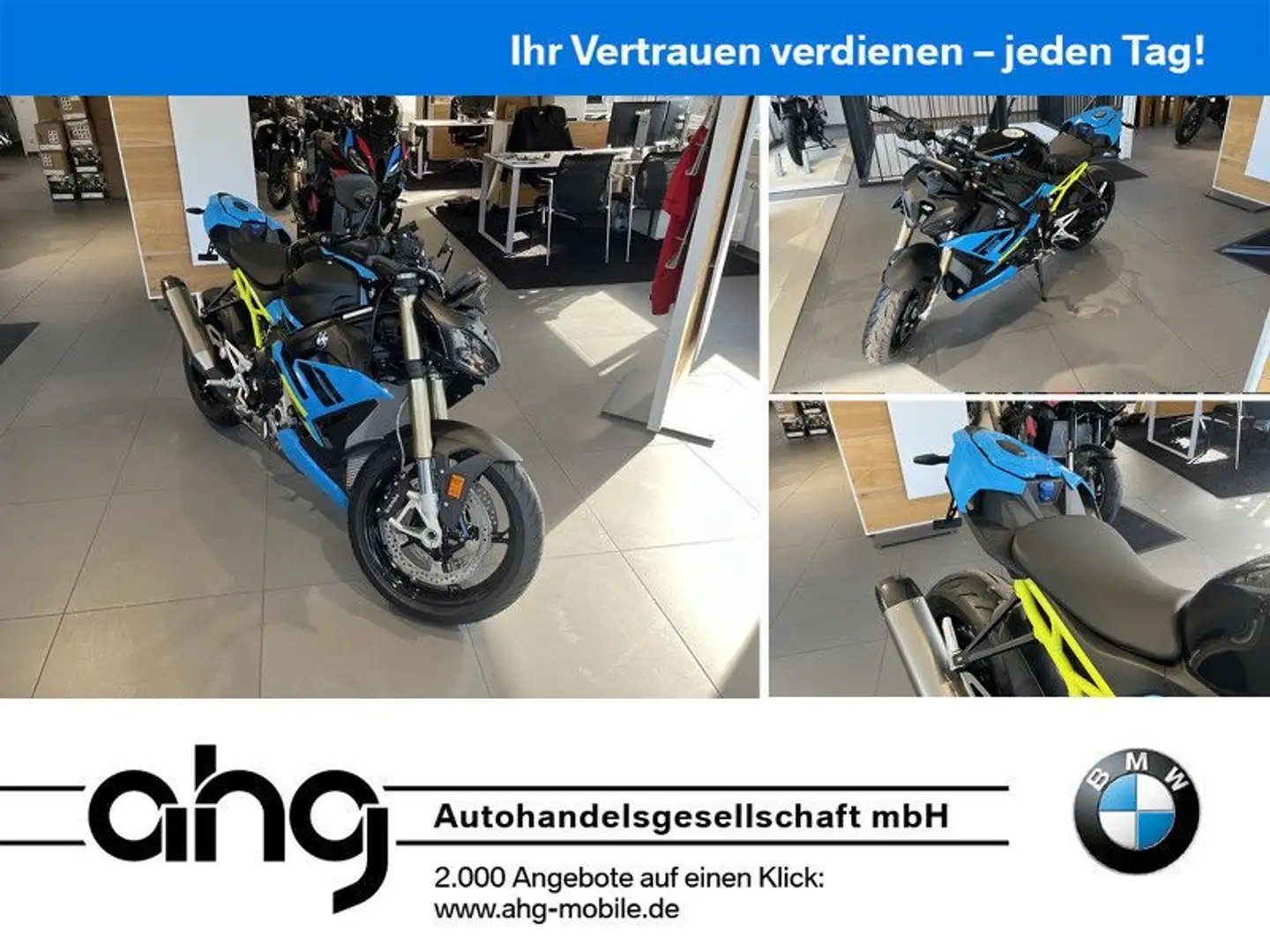 BMW S 1000 R sofort verfügbar Modrá - 1