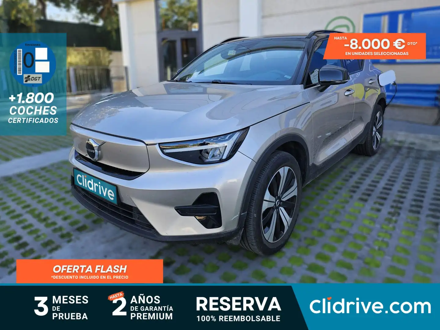 Volvo XC40 P8 Recharge Plus Eléctrico Puro Gris - 1