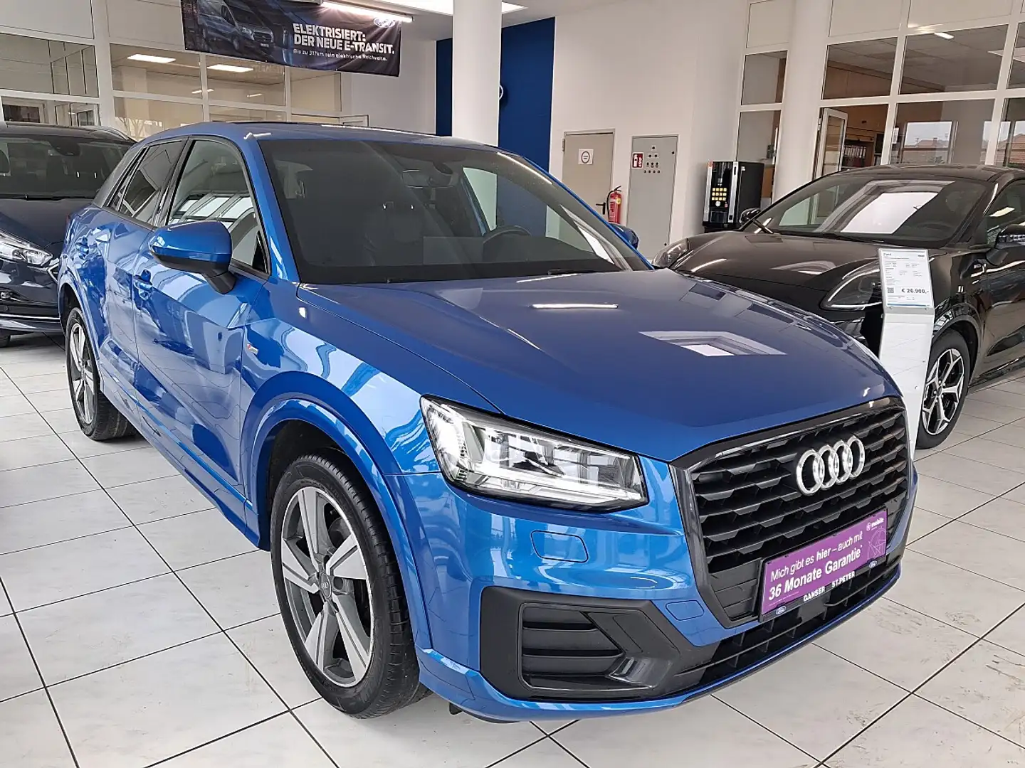 Audi Q2 1,6 TDI Sport S-tronic S-line Blau - 1