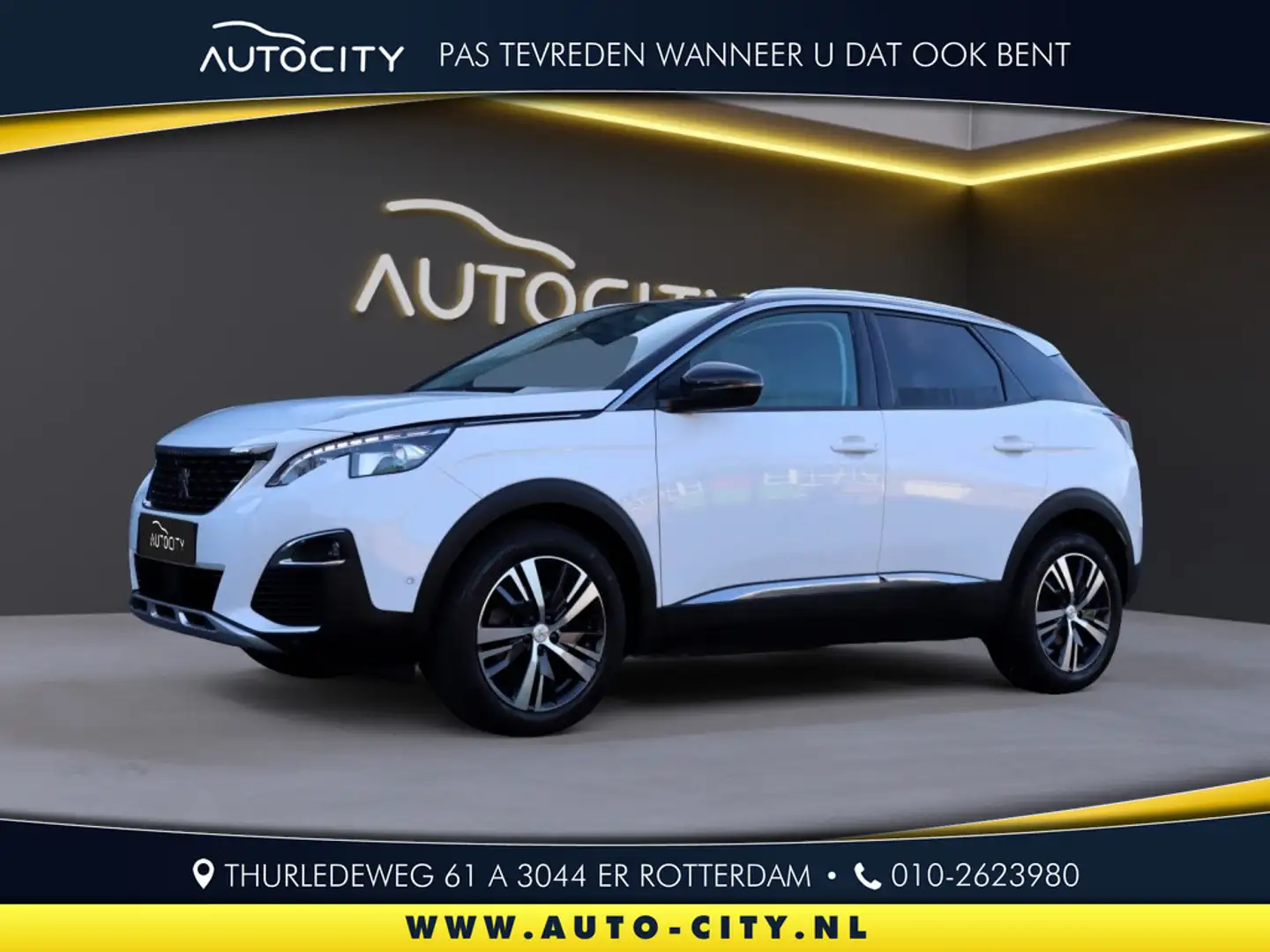 Peugeot 3008 Allure Business 130PK Automaat | Full LED | 360° | Blanc - 1