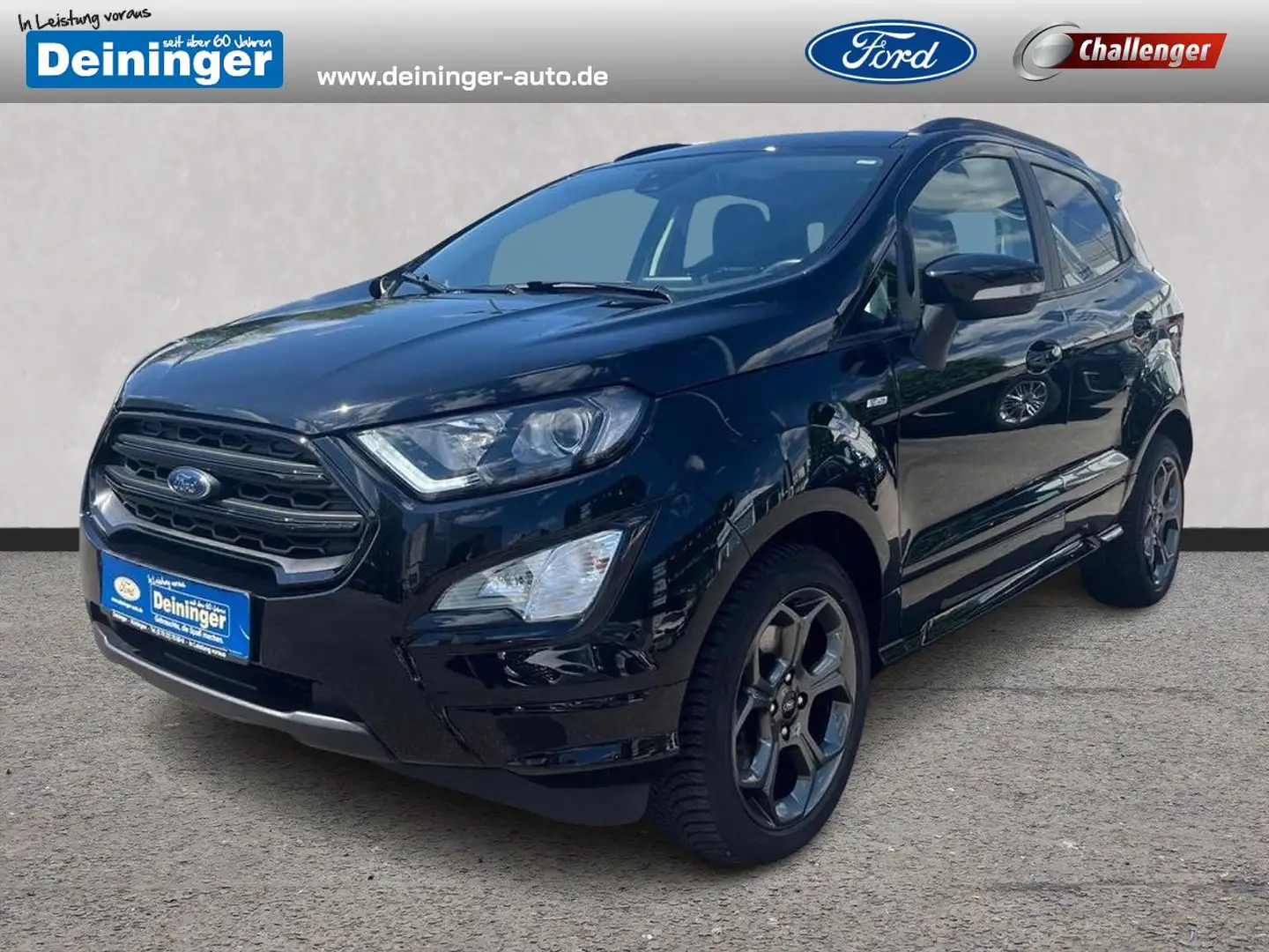 Ford EcoSport 1.0 EcoBoost ST-Line AHK WINTER-PAKET TEILLEDER PD Nero - 1