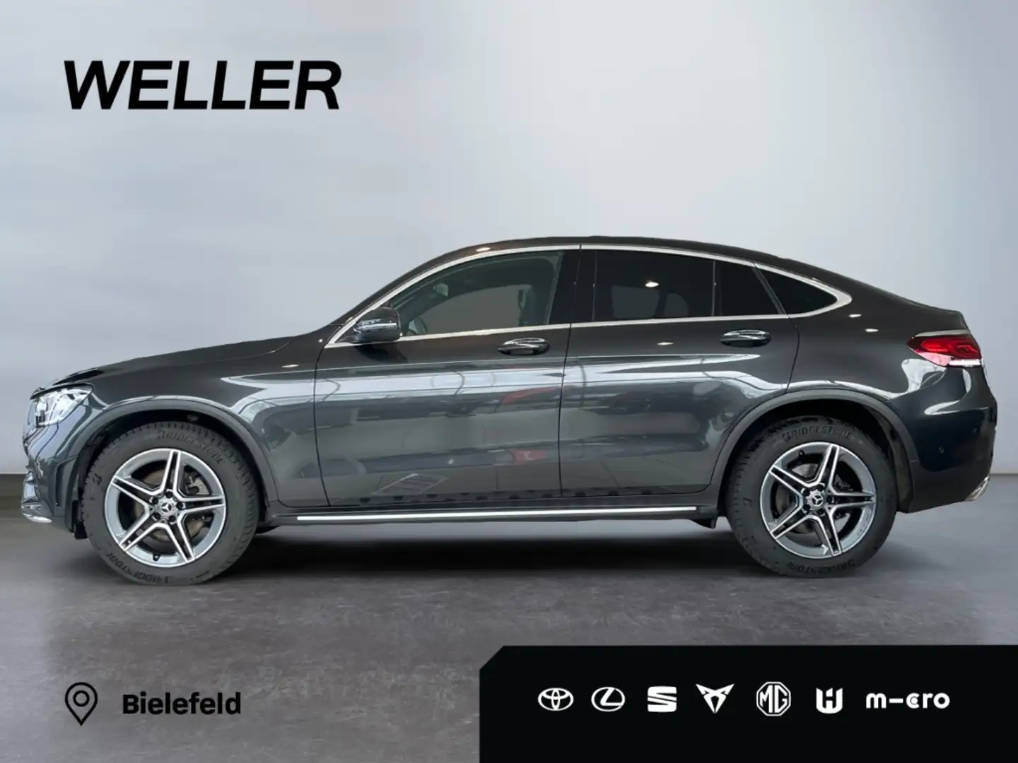 Mercedes-Benz GLC 220 AMG Line Coupe d 4M 9G*LED*Pano*AHK*Led*Navi* Grün - 2