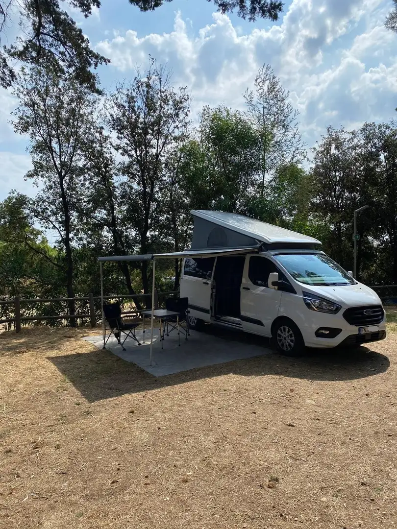 Ford Transit Custom FORD NUGGET PLUS, Aufst., Autm., AHK, wenig KM Blanco - 2