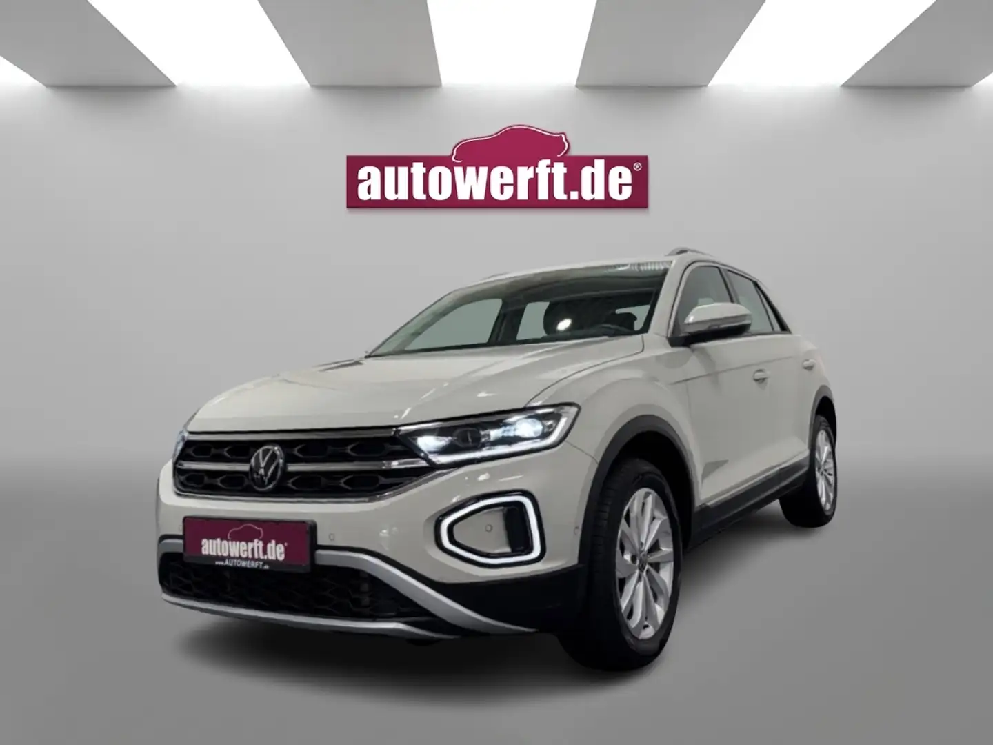 Volkswagen T-Roc 1.5 TSI DSG STYLE CARPLAY CAM LED+ PDC SHZ 17Z IQ Gris - 1