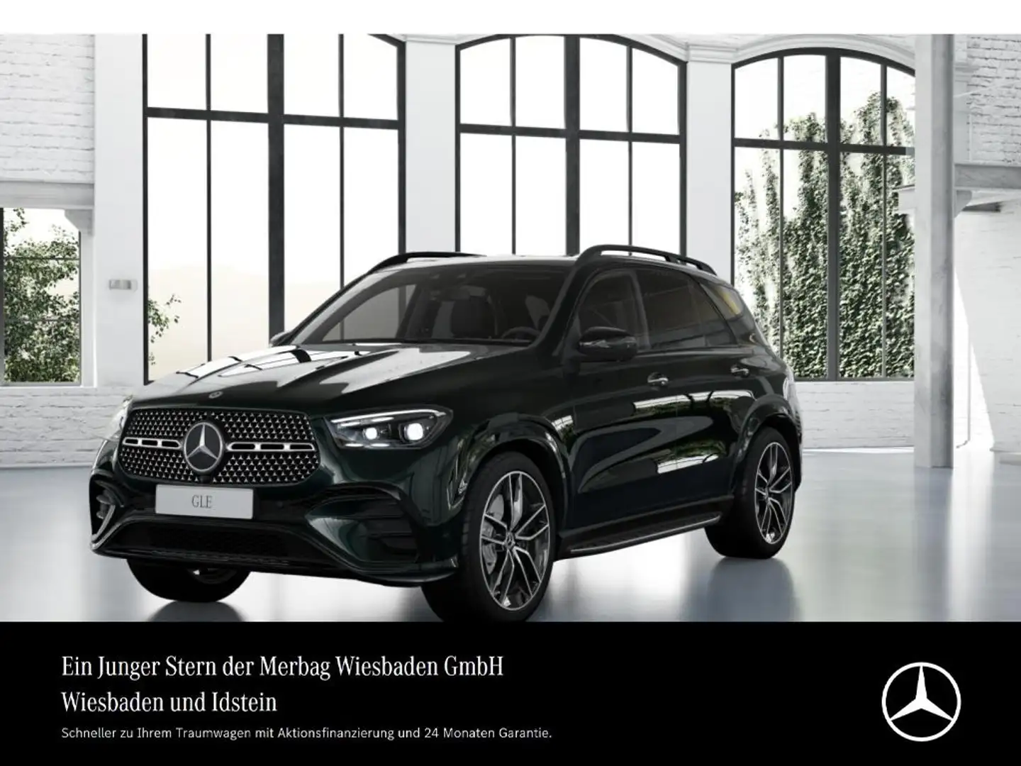 Mercedes-Benz GLE 580 AMG-LINE PREMIUM AHK 22" NIGHT HUD SITZKL. Green - 1