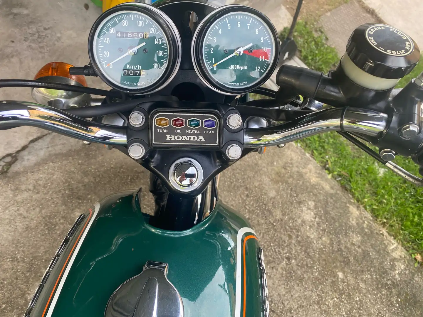 Honda CB 350 sportivo zelena - 2