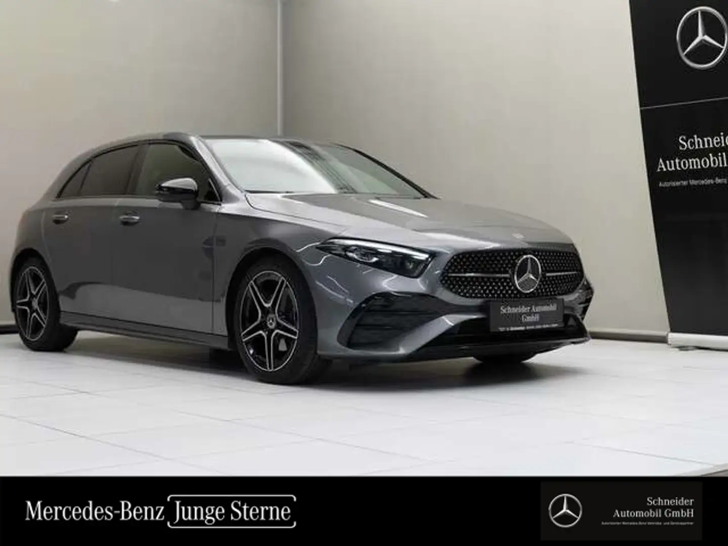 Mercedes-Benz A 180 d Kompaktlimousine W-Paket Night Navi Sport Gris - 1