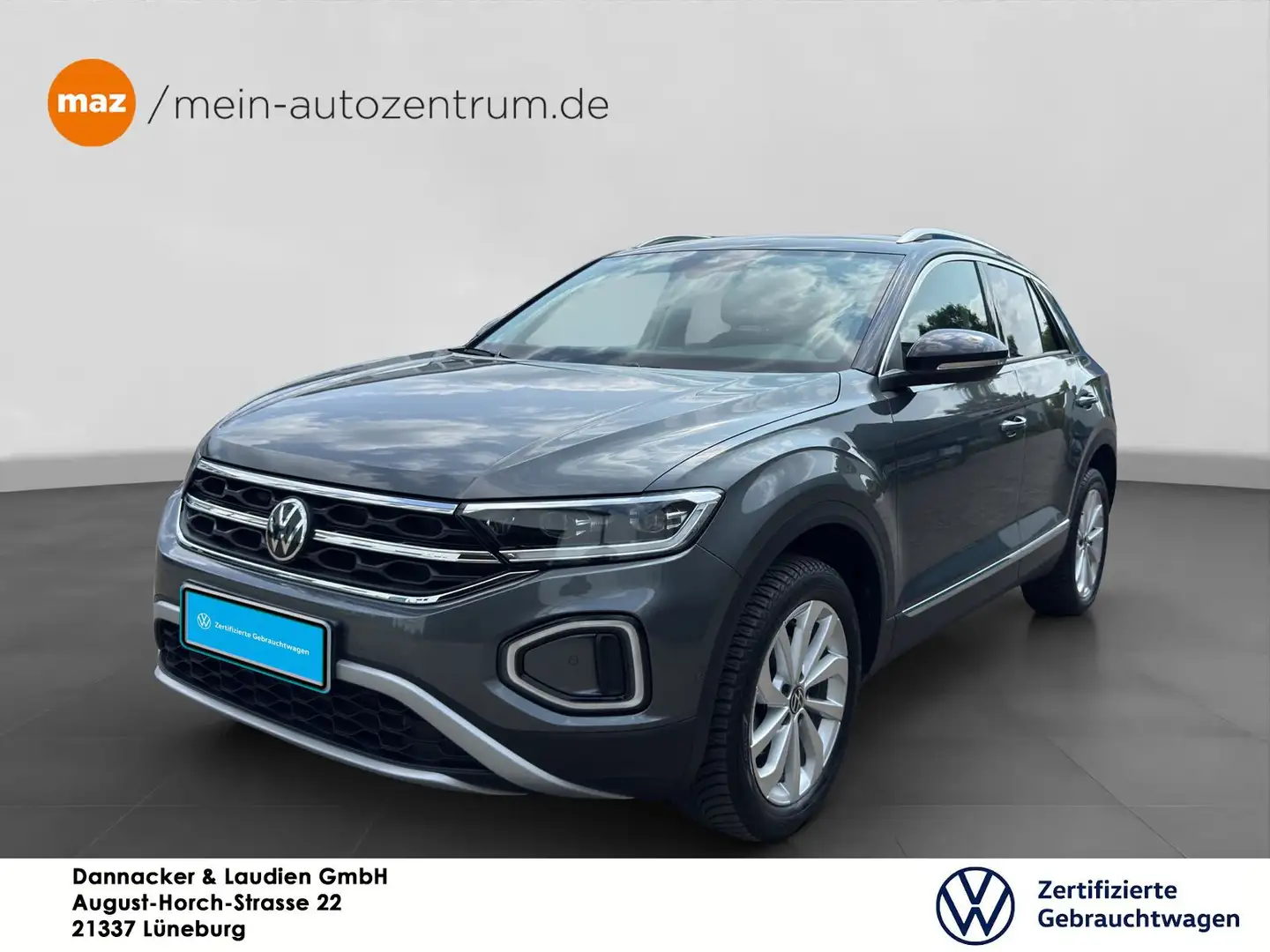 Volkswagen T-Roc 1.5 TSI Style Alu LED AHK Navi ACC Digit. Co Grau - 1