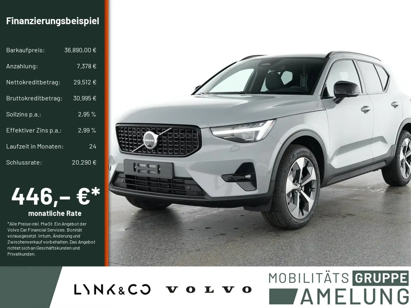 Volvo XC40 B4 B Plus Dark LED FACEL. ACC 360° PANO Grau - 1