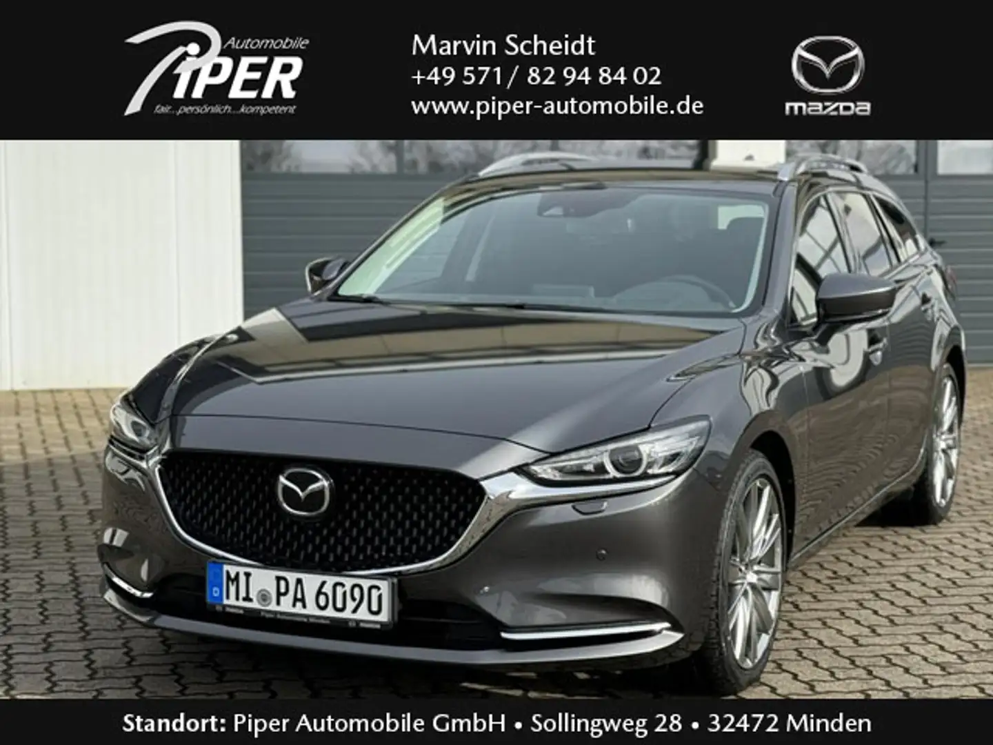 Mazda 6 2.5L SKY G 194 EXCLUSIVE-LINE Bose 360° PDC SHZ He Grey - 1