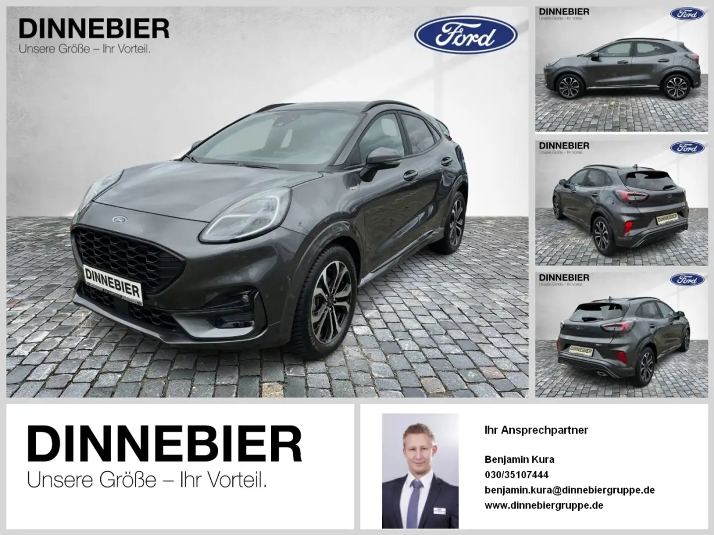 Ford Puma ST-Line X LED+AHK+Kamera+Winterpaket Grau - 1