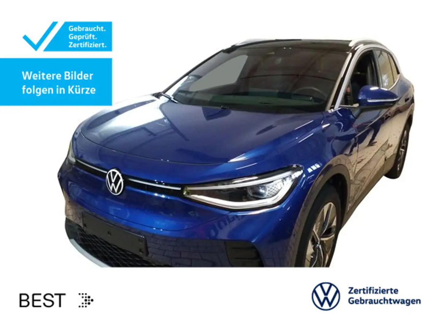 Volkswagen ID.4 Pro*WÄRMEPUMPE*AHK*KAMERA*IQ.LIGHT*NAVI*19Z Blau - 1