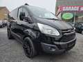 Ford Transit Custom 2.2D☆DUBBEL CABINE 5ZIT LICHTE VRACHT☆CAM☆CRUISE☆ Noir - thumbnail 3