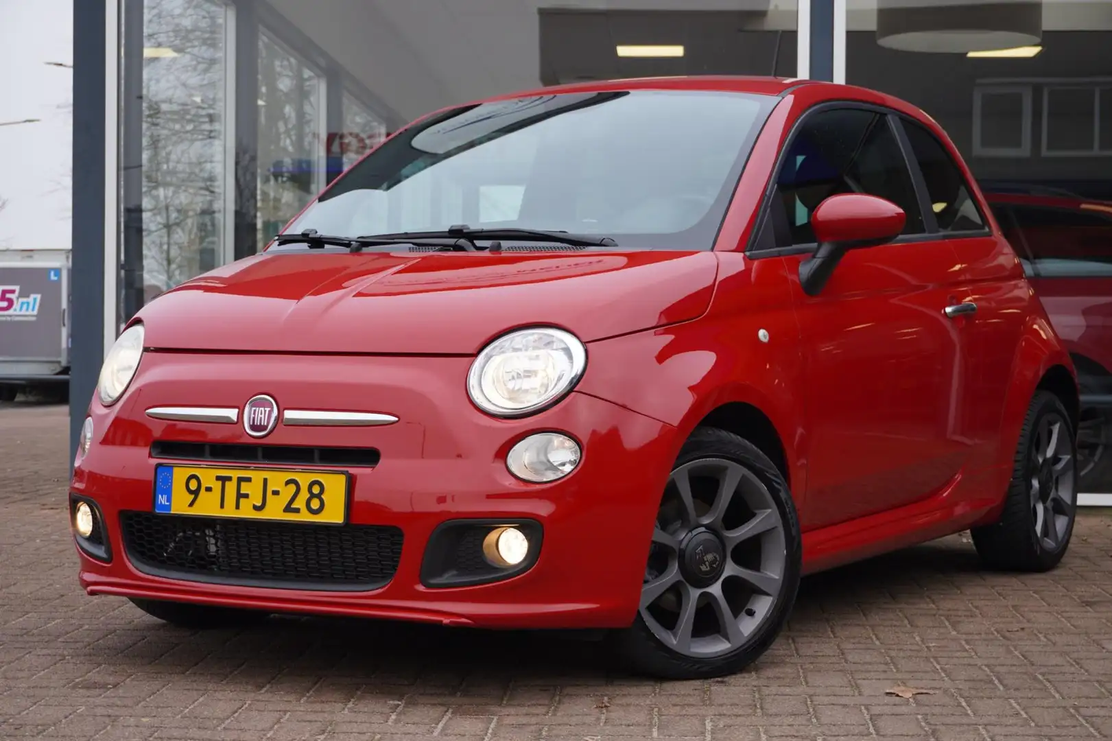 Fiat 500 0.9 TwinAir 500S | Airco | Elek. Pakket | Vol opti Rood - 1